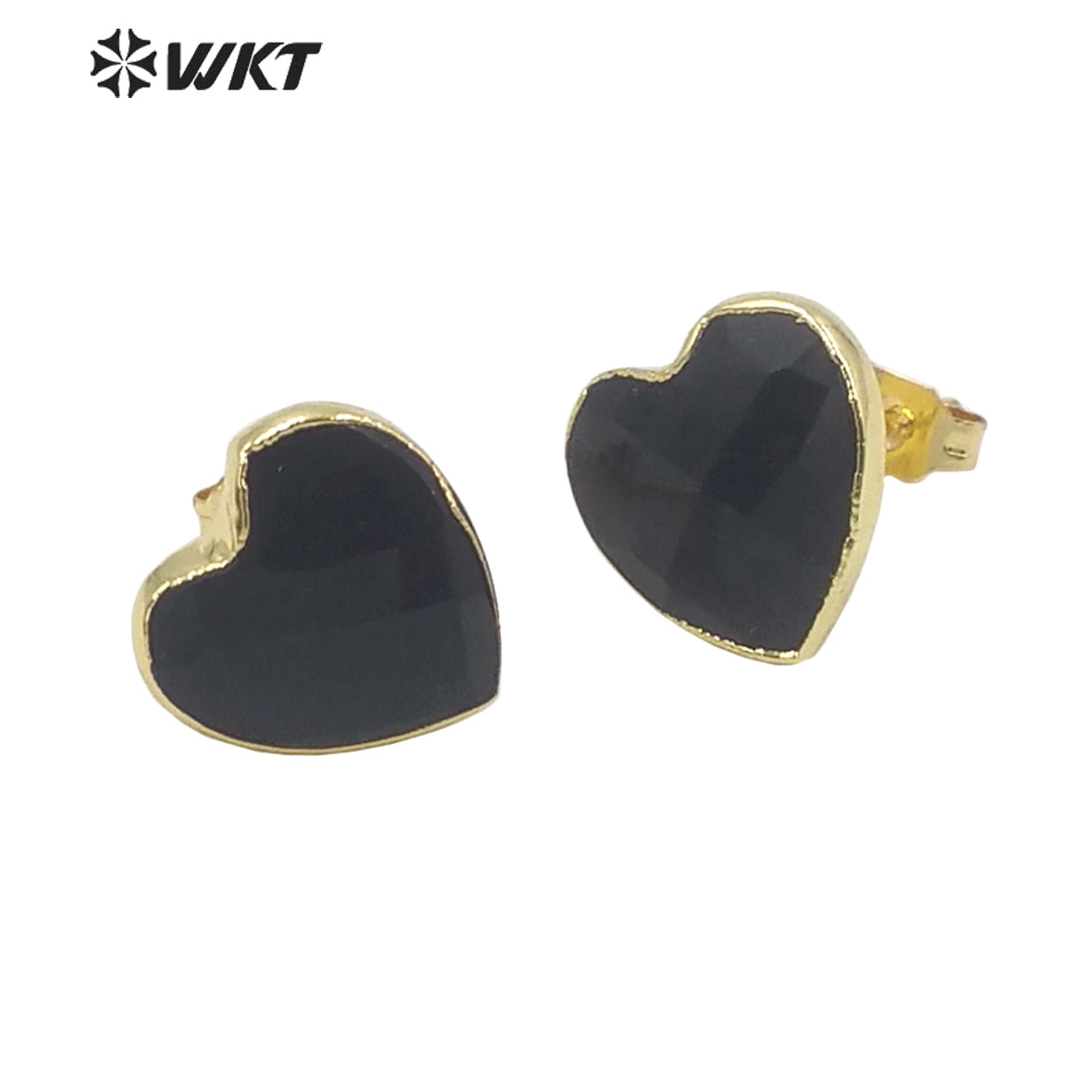 WT-E649 2021 Best Fashion Jewelry Earrings Gemstone Heart-shaped Earrings Elegant Fine Attractive Earrings for Lady As a Gift