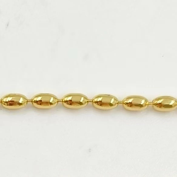 WT-BFN061 Wholesale Newest Design 18k Real Gold Plated Bamboo Beads Resist Tarnishable Metal Jewelry Chain Necklace for Pendants