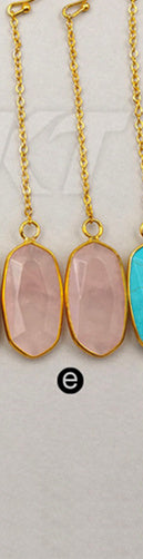 WT-E329 Wholesale Fashion Generous Pure Color Natural Jade Earring With 24k Real Gold Plated for Women