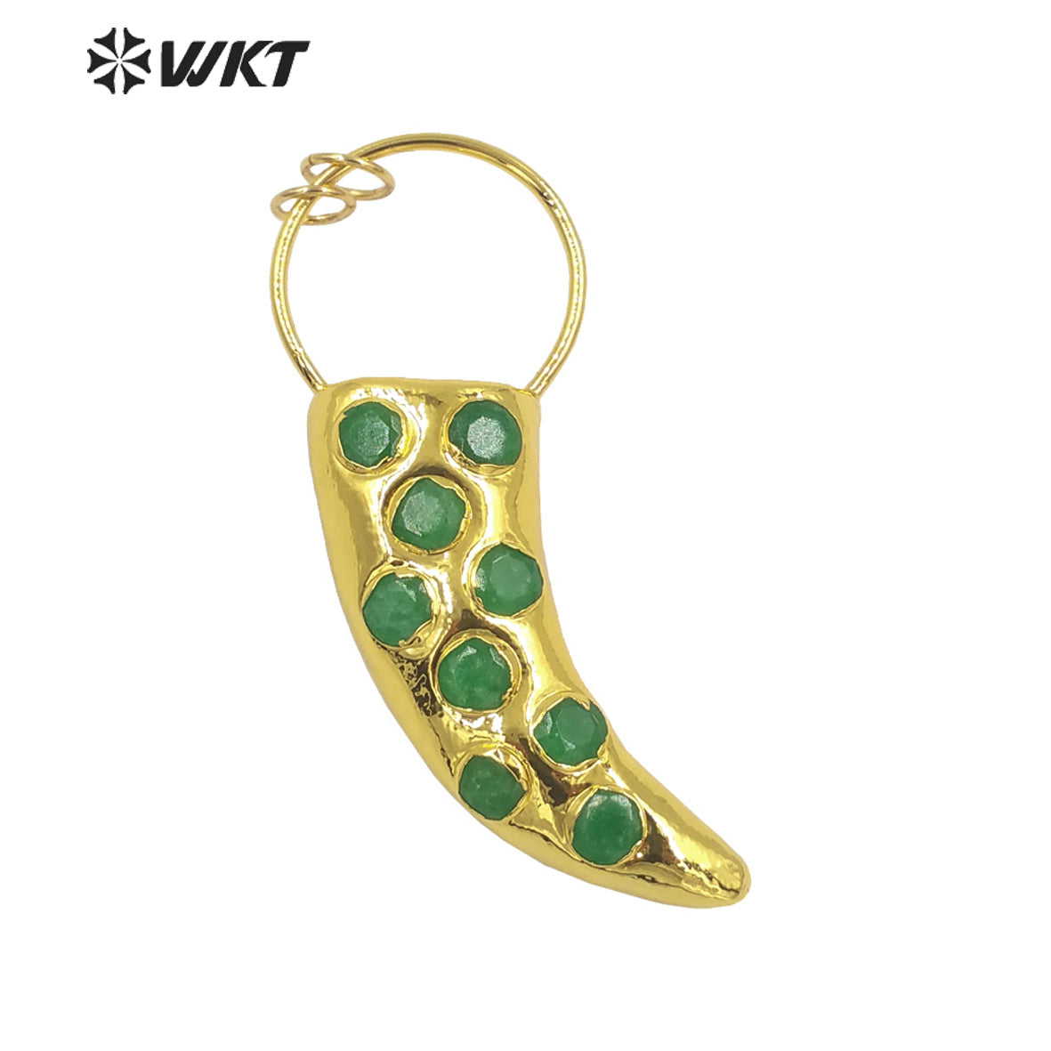 WT-JP296 Design Vintage Pearl Jade Pendant Elegant Pendant with 18k Real Gold Plated Women Pearl Pendant