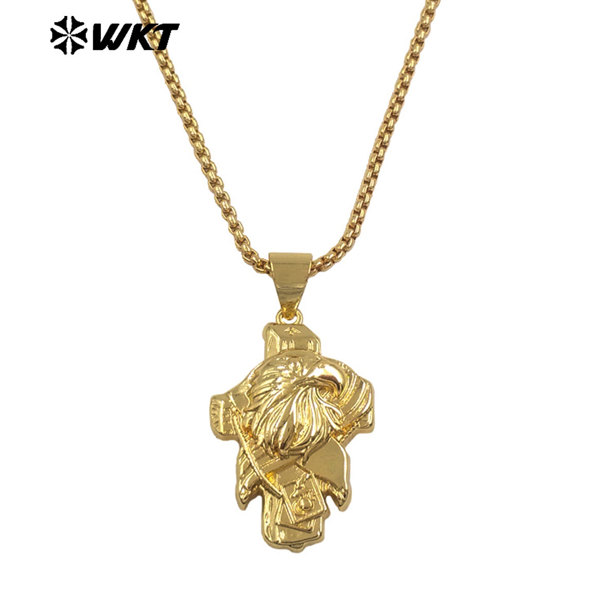WT-JFN34 Wholesale Women Pendant Necklace in Unique Style with 18K Gold Plated Vintage Style as Party Jewelry Gift