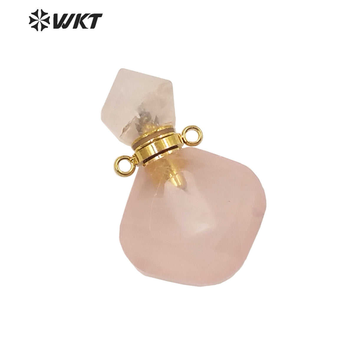 WT-P1673 Newest Charming Elegant Small Size Natural Stone Perfume Bottle Pendant for Necklace Women Stone Made Bottle Pendant