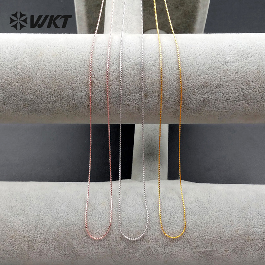 WT-N1047 WKT New Necklace Fashion Jewelry Exquisite Brass Necklace Chain