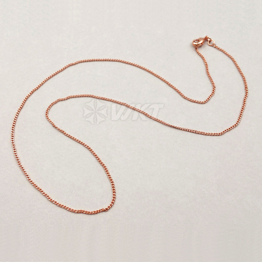 WT-N1035 WKT New Necklace Fashion Jewelry Best Electroplated Resist Tarnishable Brass Necklace Chain