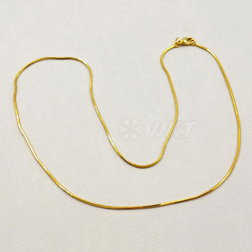 WT-N1036 WKT New Necklace Fashion Jewelry Elegant Brass Necklace Snake Chain