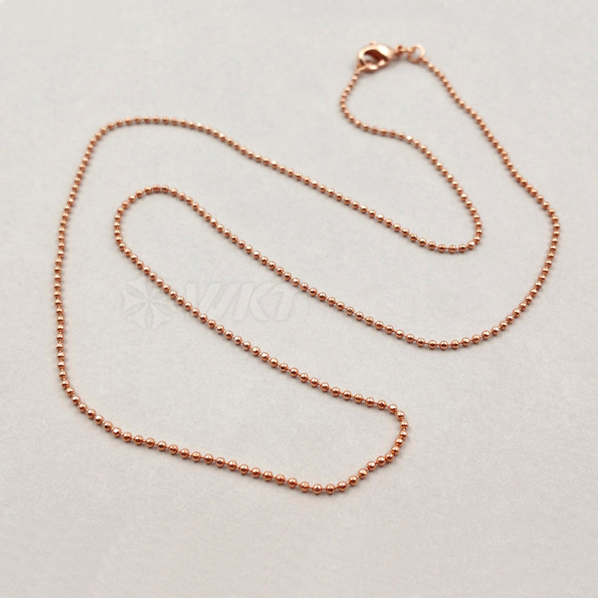 WT-N1040 WKT New Necklace Fashion Jewelry 2017 Popular Resist Tarnishable Brass Necklace Chain