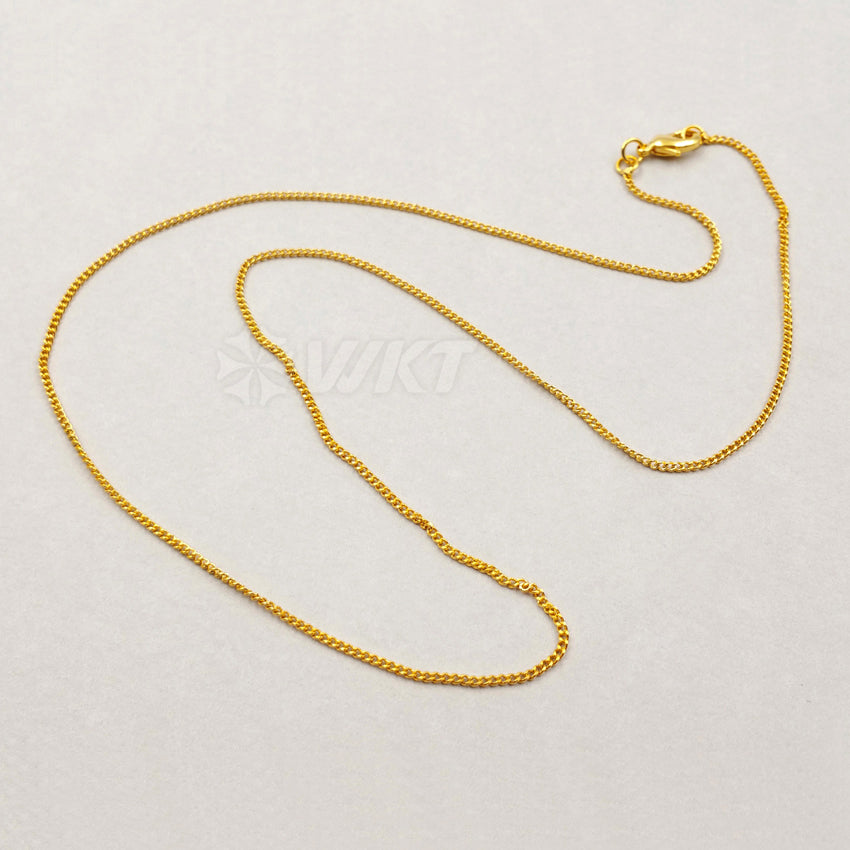 WT-N1035 WKT New Necklace Fashion Jewelry Best Electroplated Resist Tarnishable Brass Necklace Chain