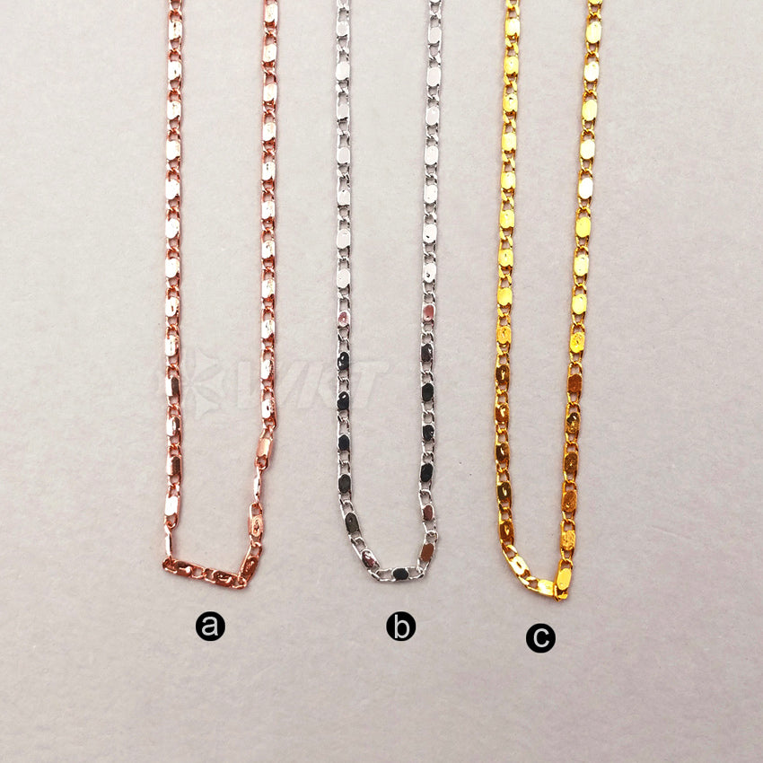 WT-N1039 WKT New Necklace Fashion Jewelry Hot Sale Brass Necklace Chain