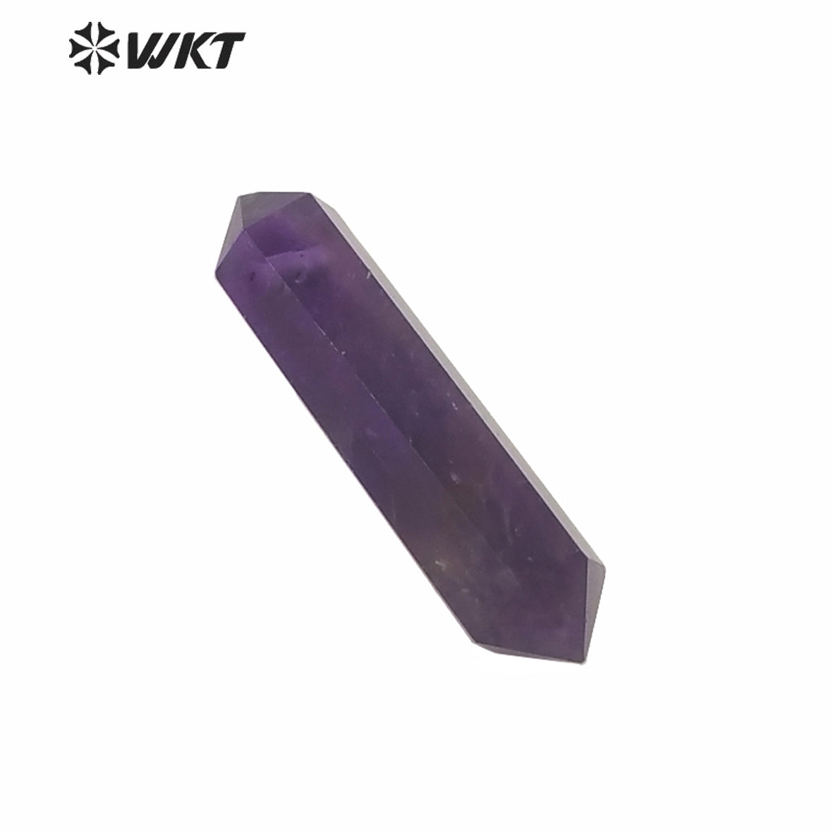 WT-P1579 Wholesale Natural Gemstone Double Point Quartz Pendant Fashion 1.2mm Hole Rose Quartz Stone Point Pendant