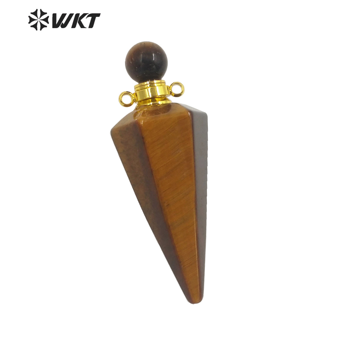 WT-P1842 Destinctive Big Healing Spirit Point Stone Pendant Precious Gemstone Made Bullet Point Pendants for Necklace
