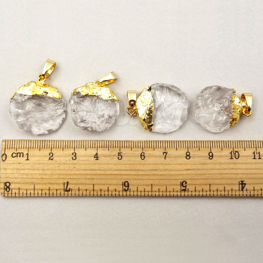 WT-P1230 WKT New Arrival Fashion Jewelry for Women Decoration Jewelry Round Shape Crystal Quartz Pendant