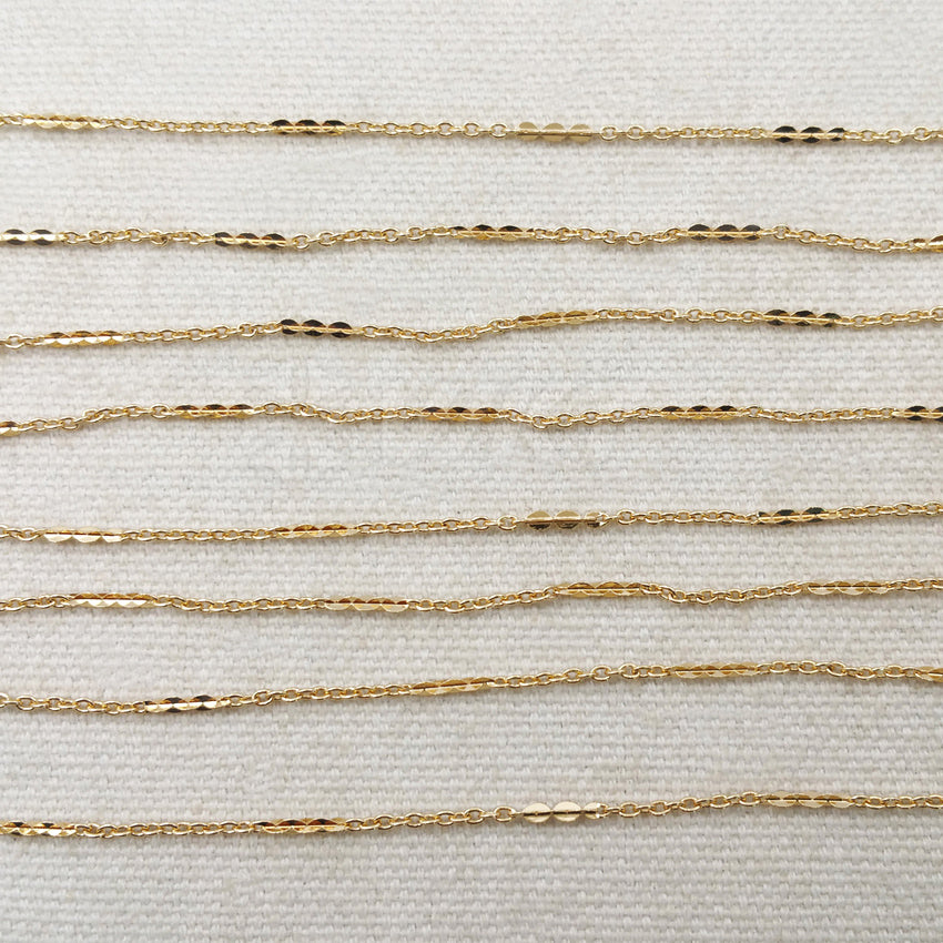 WT-BC113 WKT Wholesale New Coming Fashion Real Gold Plated Link Chain Generous Brass Chain