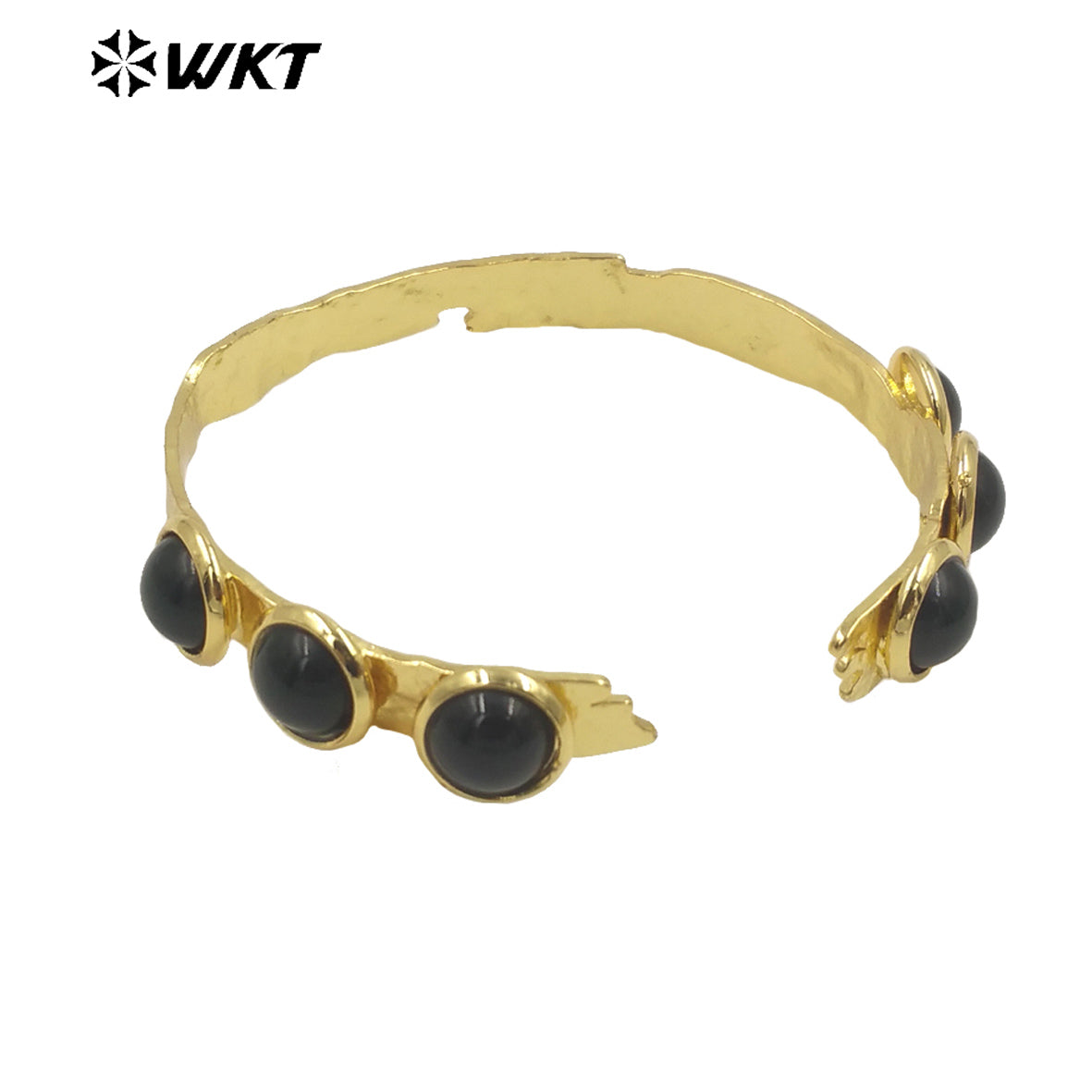 WT-B632 WKT New Handmade Natural Gemstone Jewelry Opening Bracelets Lovely Amazonite Bohemia Romantic Lucky Bracelets