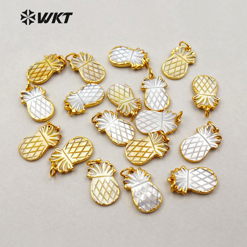 WT-P1241 WKT Fashion Jewelry for Women Jewelry Decoration Pineapple Shape Shell Pendant