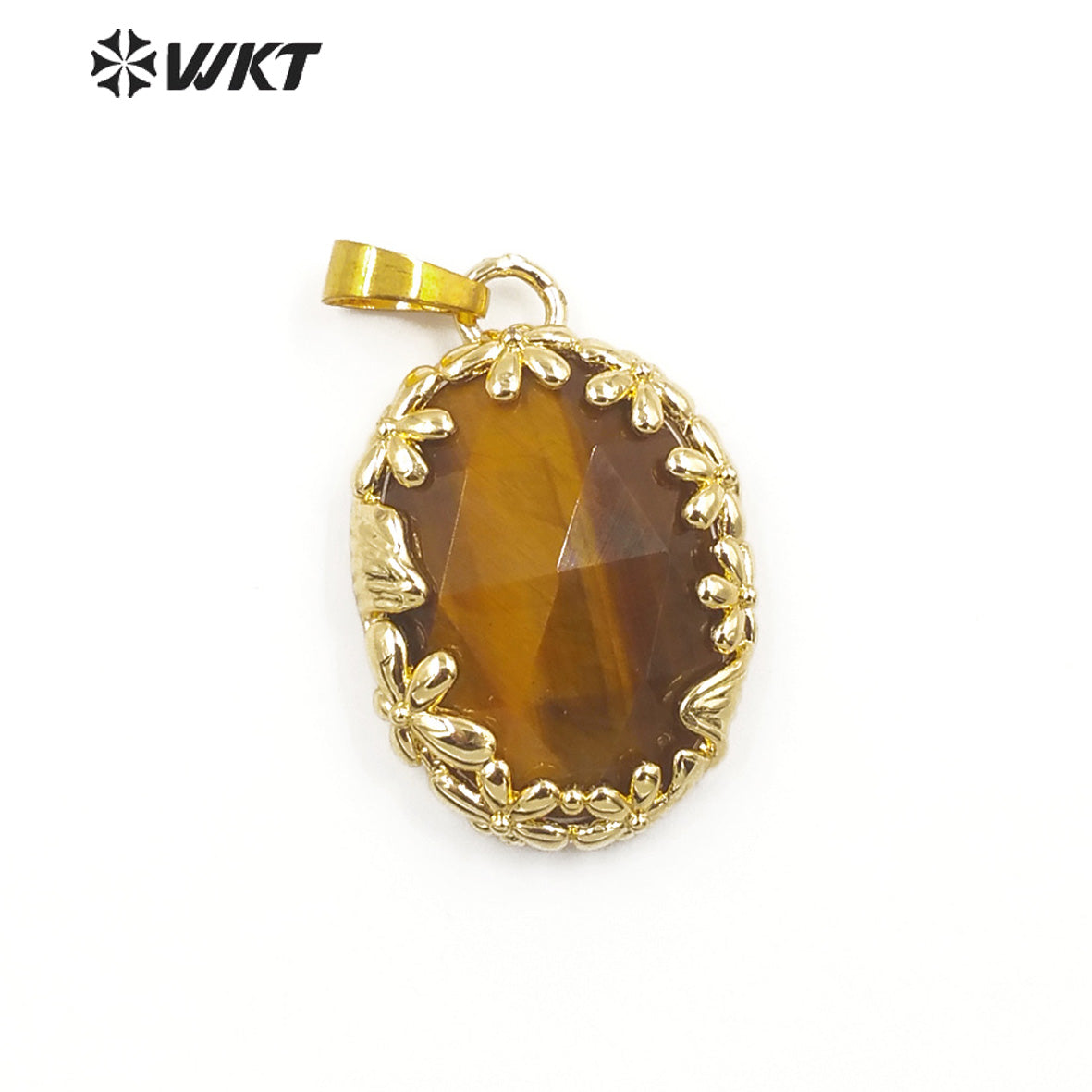 WT-P1919 Fashion Design Trendy New Precious Colorful Stone Oval Amazonite Amethyst Gemstone Pendants