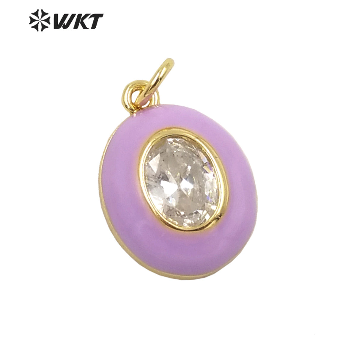 WT-MP236 Colorful and Fashion Jewelry Drop Oil on Cz Stone Very Nice Pendant and Fine Jewelry Pendant As a Gift for Party