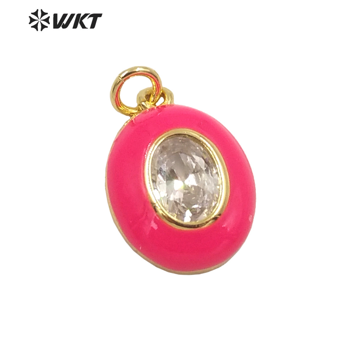 WT-MP236 Colorful and Fashion Jewelry Drop Oil on Cz Stone Very Nice Pendant and Fine Jewelry Pendant As a Gift for Party