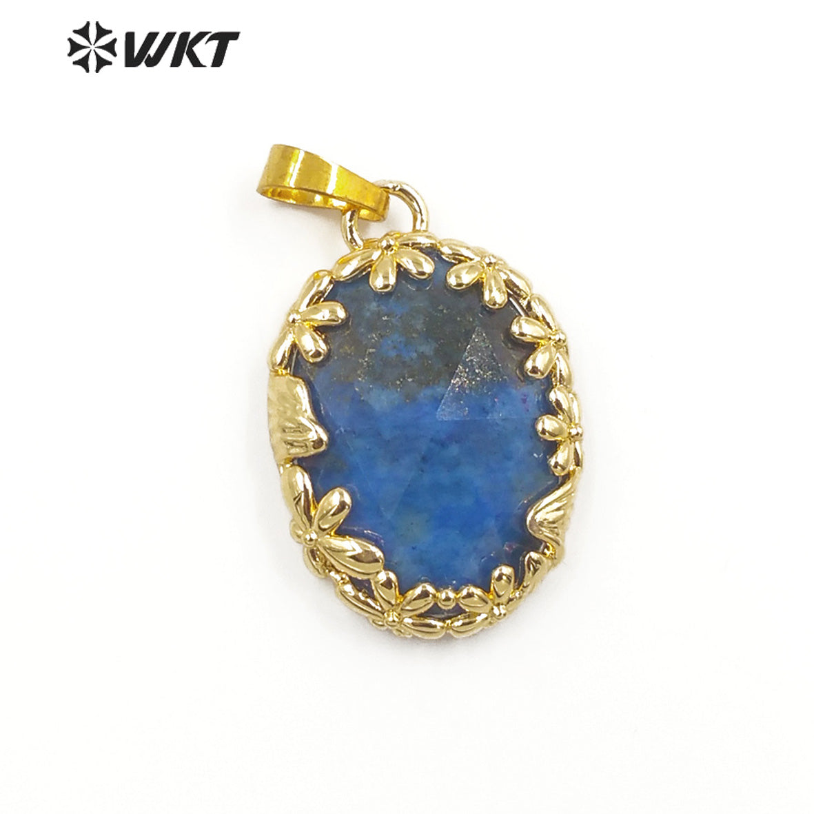 WT-P1919 Fashion Design Trendy New Precious Colorful Stone Oval Amazonite Amethyst Gemstone Pendants