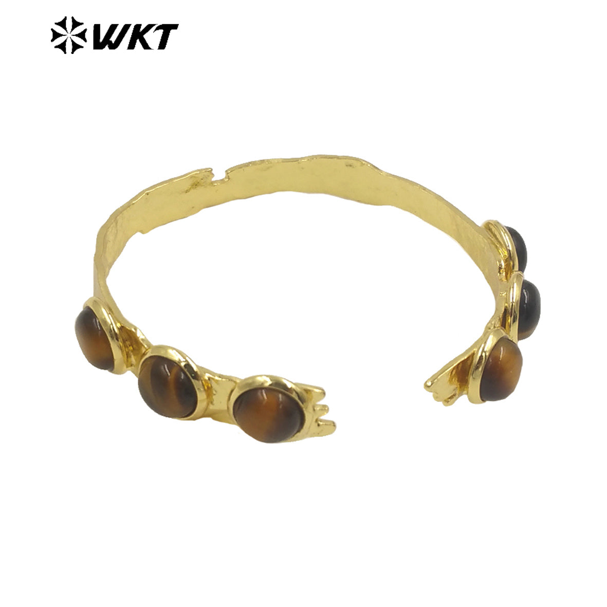 WT-B632 WKT New Handmade Natural Gemstone Jewelry Opening Bracelets Lovely Amazonite Bohemia Romantic Lucky Bracelets