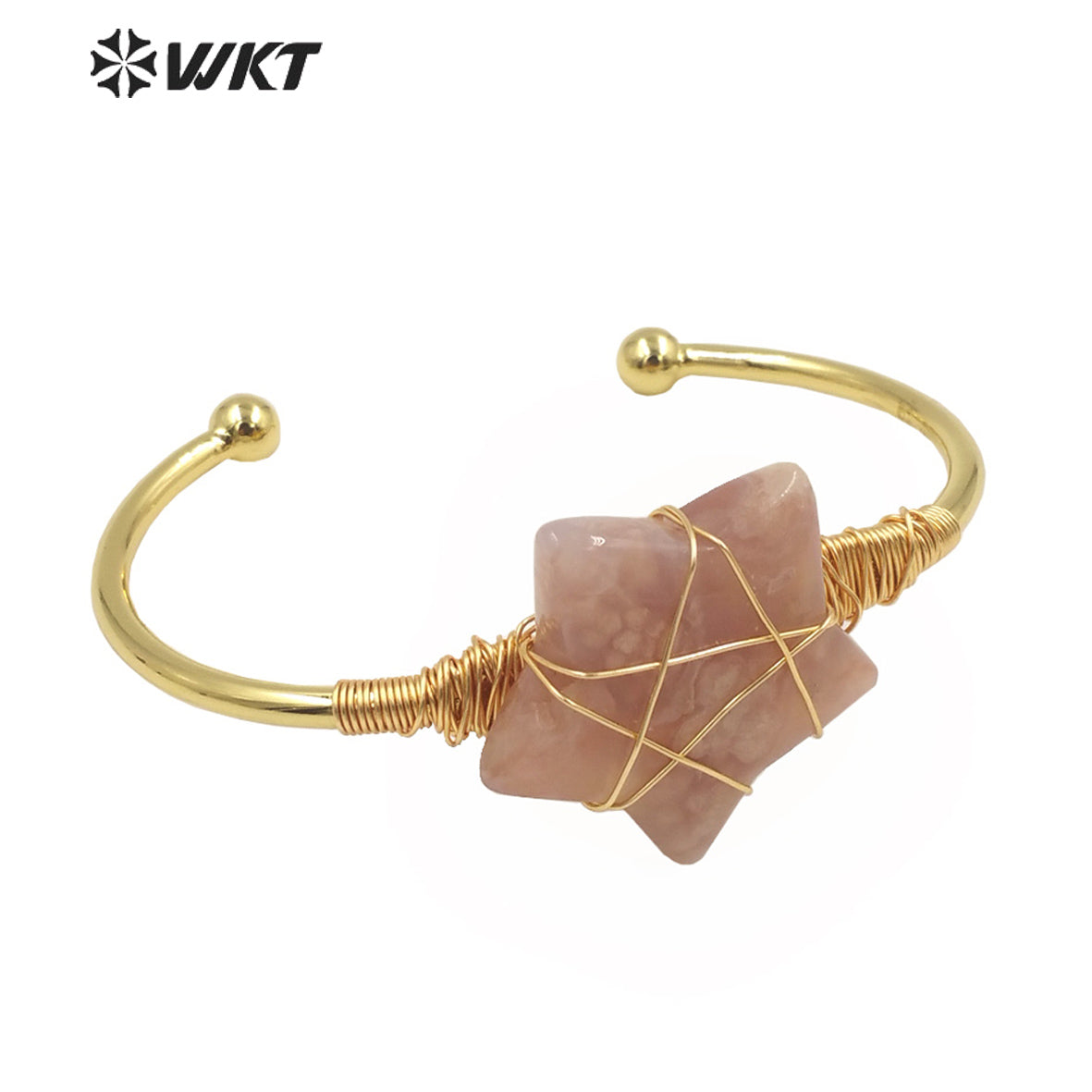 WT-B639 WKT Lovely FashionStar Design Trendy Gift for Women Gemstone Natural Colorful Gemstone Bracelets