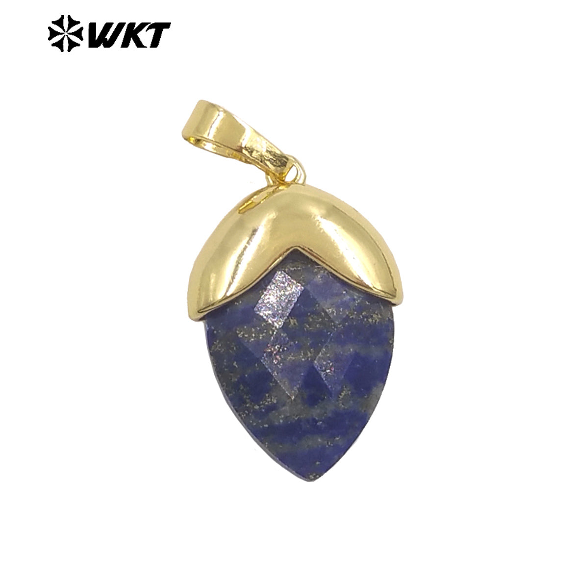 WT-P2016 High Quality Gold Plated Multi Color Natural Gemstones Labradorite Tiger Eye Stone Pendants For Jewelry DIY Accessories