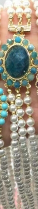 WT-JN280 Elegant Style Beautiful Design Artificial Pearl and Shell and Gemstone Muti Color Lady Necklace Jewelry Fashion