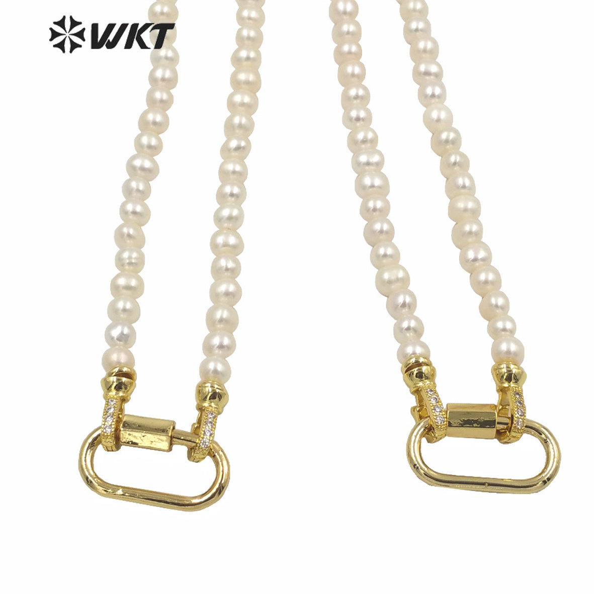 WT-JN134 WKT Amazing Design 6mm Pearl Choker Necklace With Clasp Gorgeous Fashion Wedding Pearl Necklace As Gift