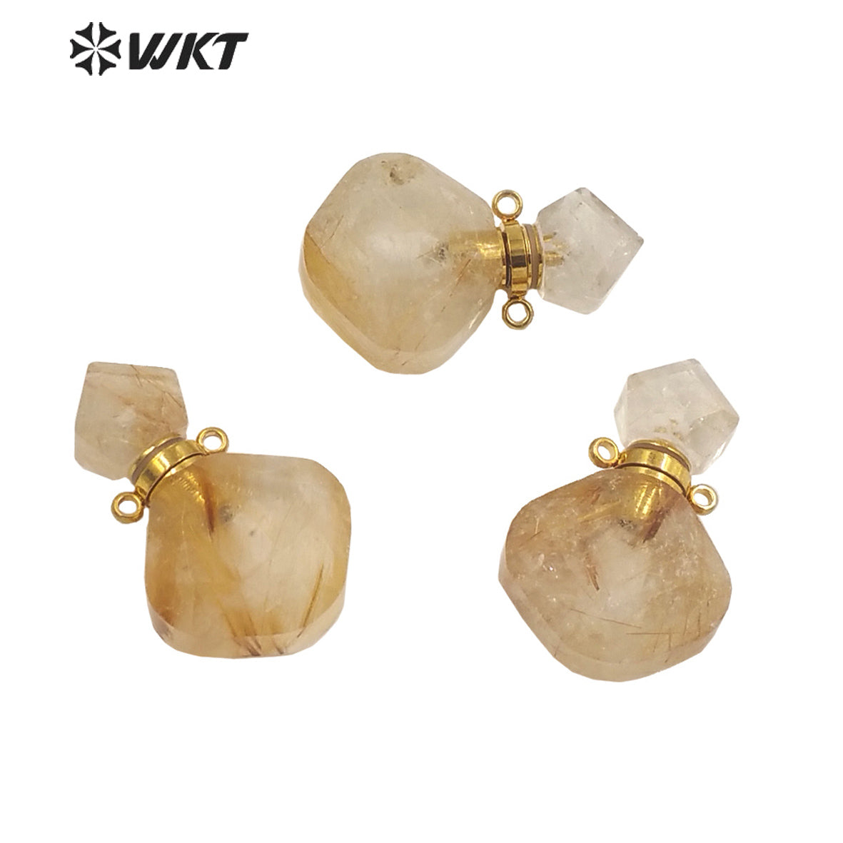 WT-P1724 2021 Dignity and Fashion Yellow Citrine Jewelry for Beautiful Lady Fine Jewelry Pendant for Anniversary Party Gift