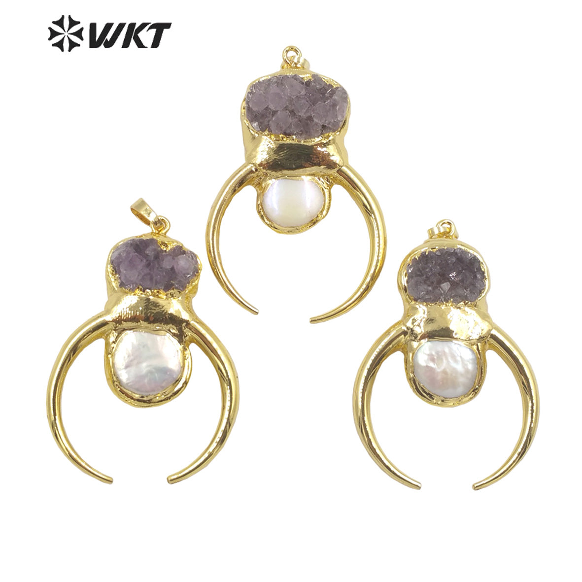WT-P1721 2021 Fashion Amethyst Jewelry Pendant Beautiful Fine Jewelry Pendant As a Gift for Women so Fantastic for Party