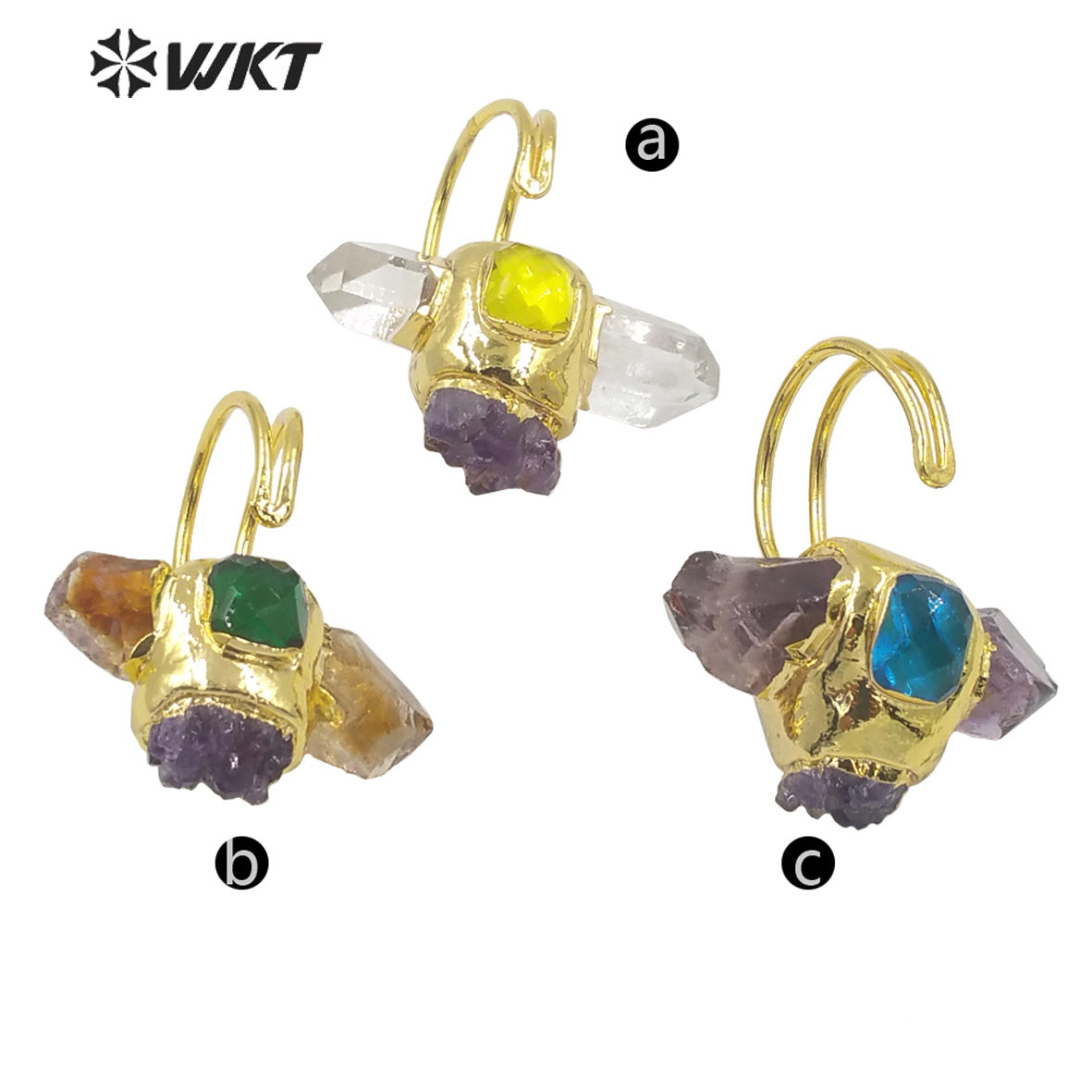 WT-R376 2021 Fashion Jewelry Exclusive Precious Natural Gemstone Ring Fashion Lady Unique and Dignity Style Ring As Gift