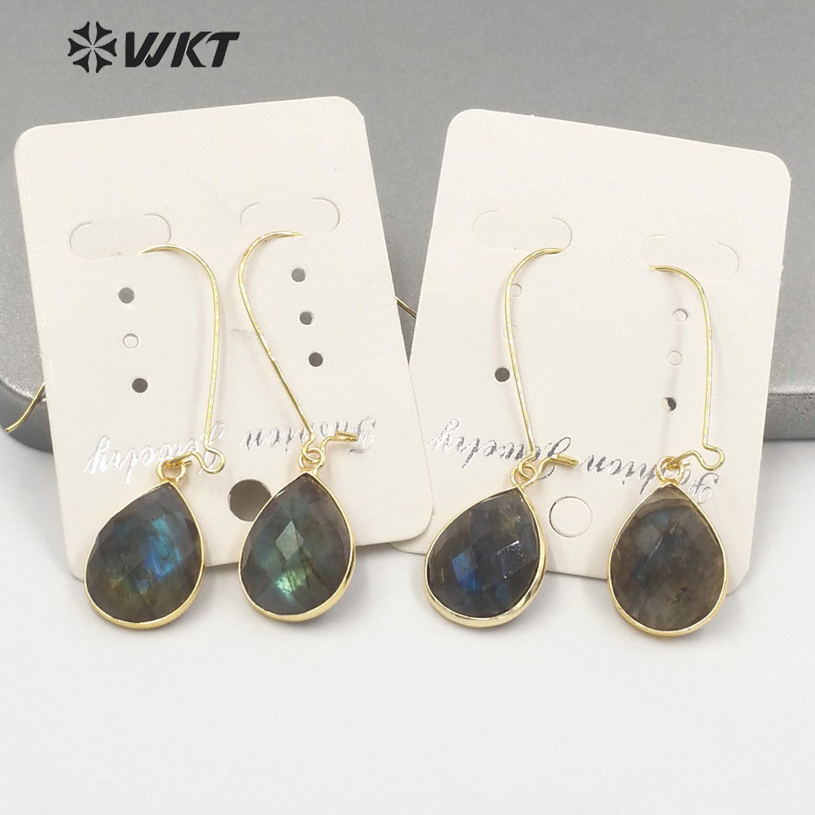 WT-E653 2021Jewelry Labradorite Earrings Pendants for Women Bohemian and Girls Fashion Earrings Beauty Value Is High for Women