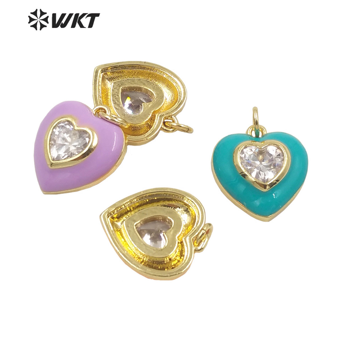 WT-MP235 Lovely and Colorful Jewelry Drop Oil on Stone Very Sweet Pendant and Attractive Jewelry Pendant As a Gift for Girl