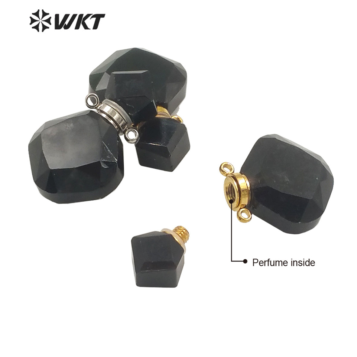 WT-P1723 Best Fashion Mystery Hand Carved Natural Black Obsidian Pendant Hot Loose Gemstone for Gift and Party so Wonderful
