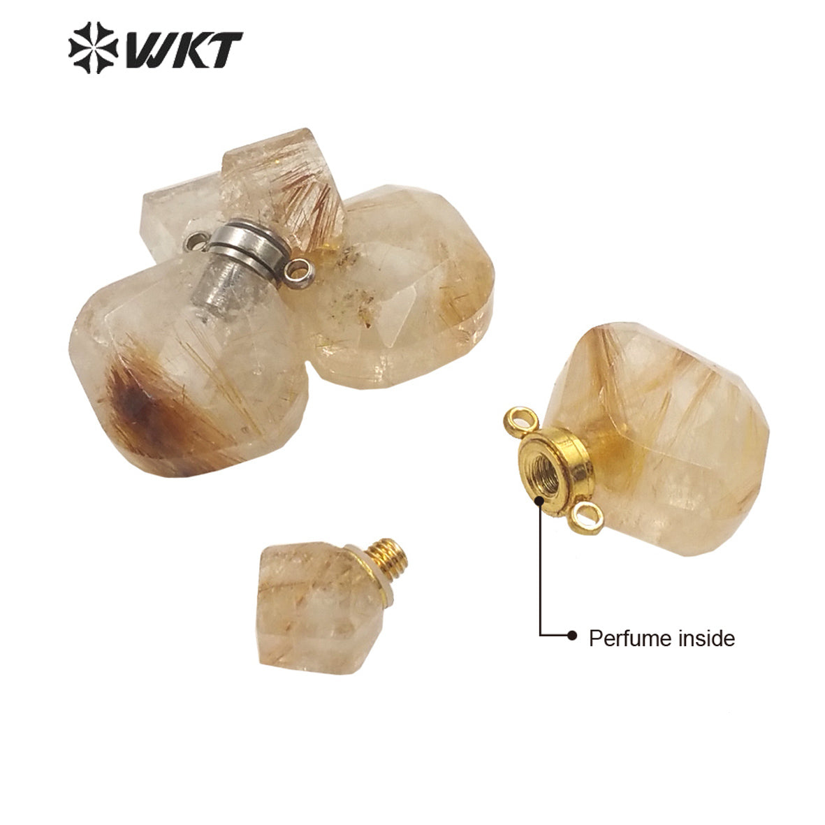 WT-P1724 2021 Dignity and Fashion Yellow Citrine Jewelry for Beautiful Lady Fine Jewelry Pendant for Anniversary Party Gift