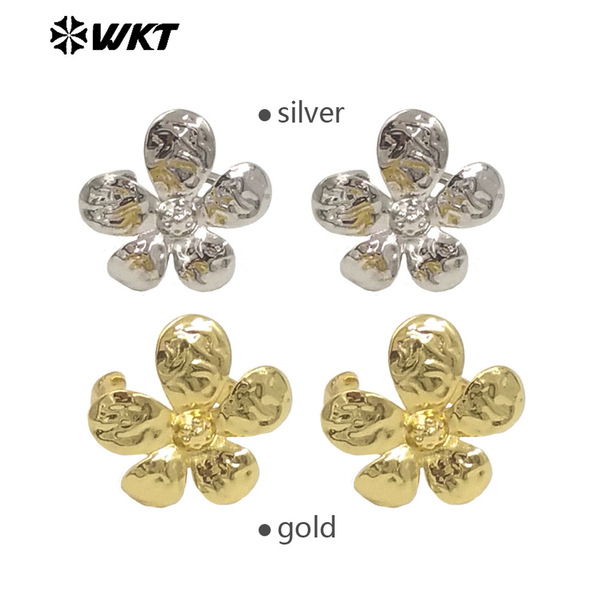 WT-R551 New Arrivals High Quality Unique Fashion Adjustable 18K Gold Plated Full Flower Ring for Lovely Woman As Birthday Gift