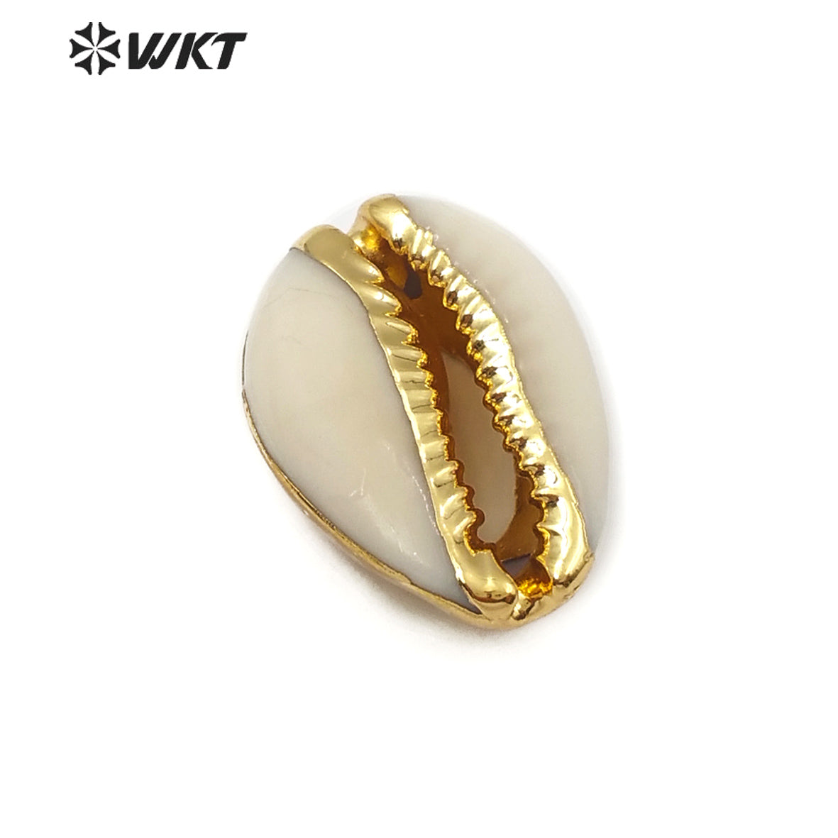 WT-JP119 Wholesale Fashion Natural Gold and Sliver Electroplated Shell Accessories Shell Beads Lovely Tiny Cowrie Shell Pendant