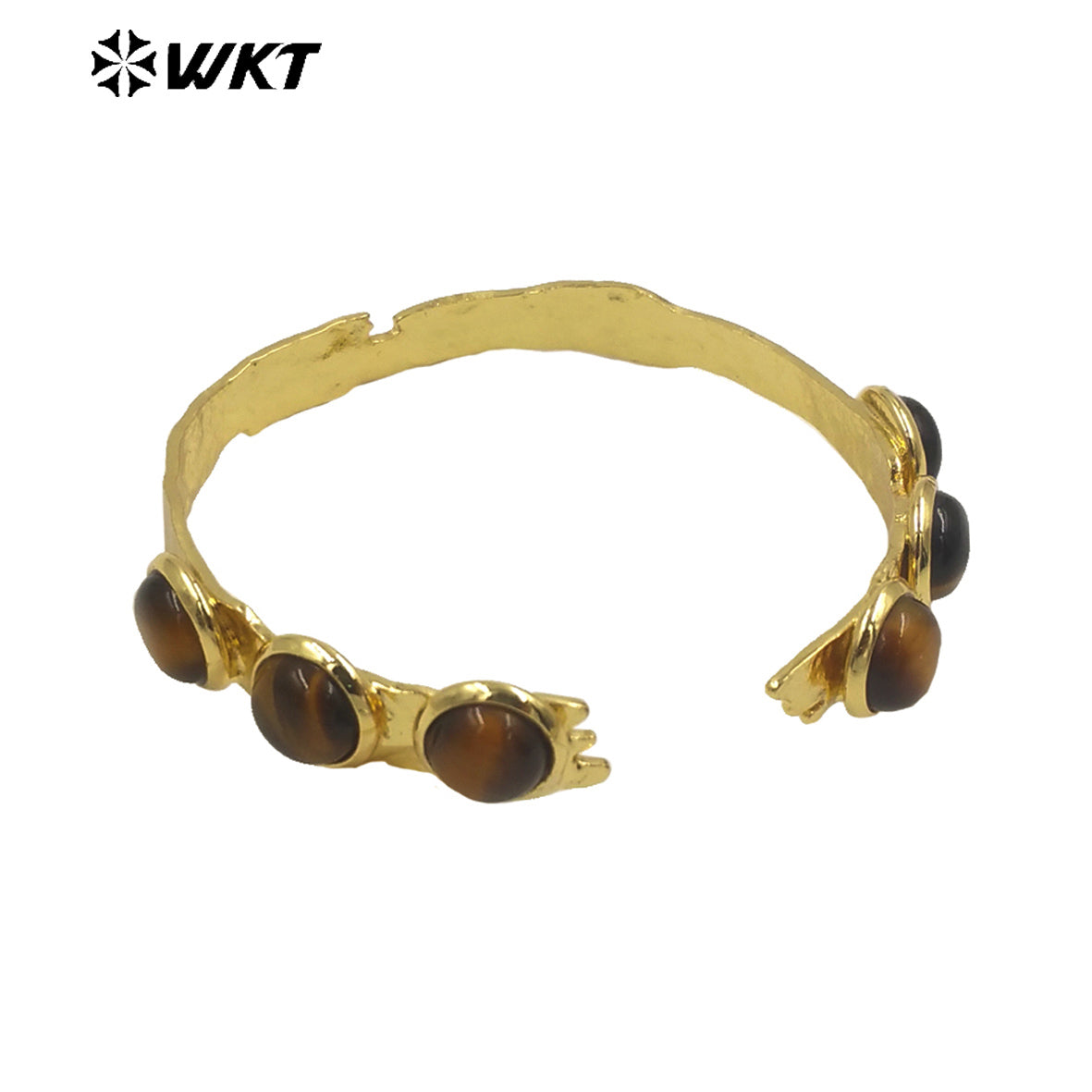 WT-B632 WKT New Handmade Natural Gemstone Jewelry Opening Bracelets Lovely Amazonite Bohemia Romantic Lucky Bracelets