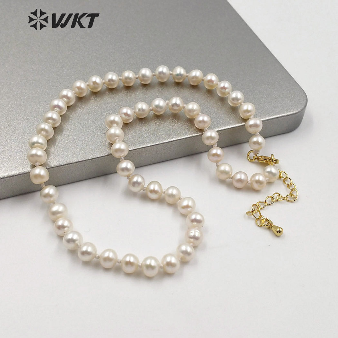 WT-JN112 Elegant Lady Jewelry Natural Pearl Beads Necklace 14" Pearl Necklace Fashion Charm Jewelry Pearl Beads Necklace