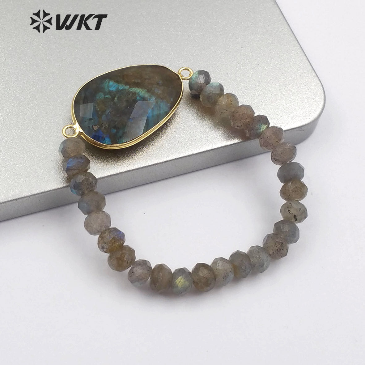 WT-B483 Hot-sales Newest Women Labradorite Beads Bracelet Jewelry Natural Stone Bracelet for Gift
