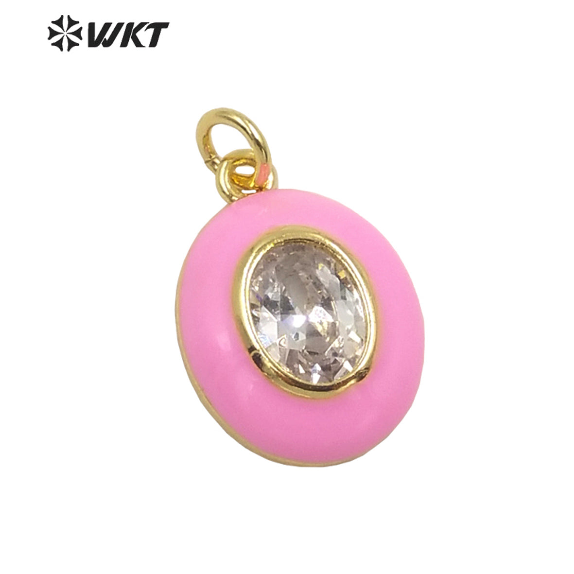 WT-MP236 Colorful and Fashion Jewelry Drop Oil on Cz Stone Very Nice Pendant and Fine Jewelry Pendant As a Gift for Party