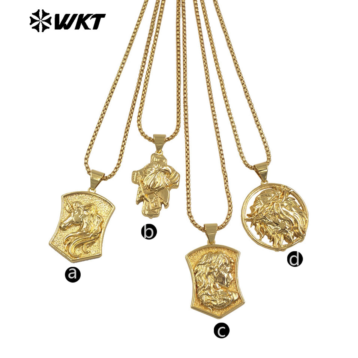 WT-JFN34 Wholesale Women Pendant Necklace in Unique Style with 18K Gold Plated Vintage Style as Party Jewelry Gift