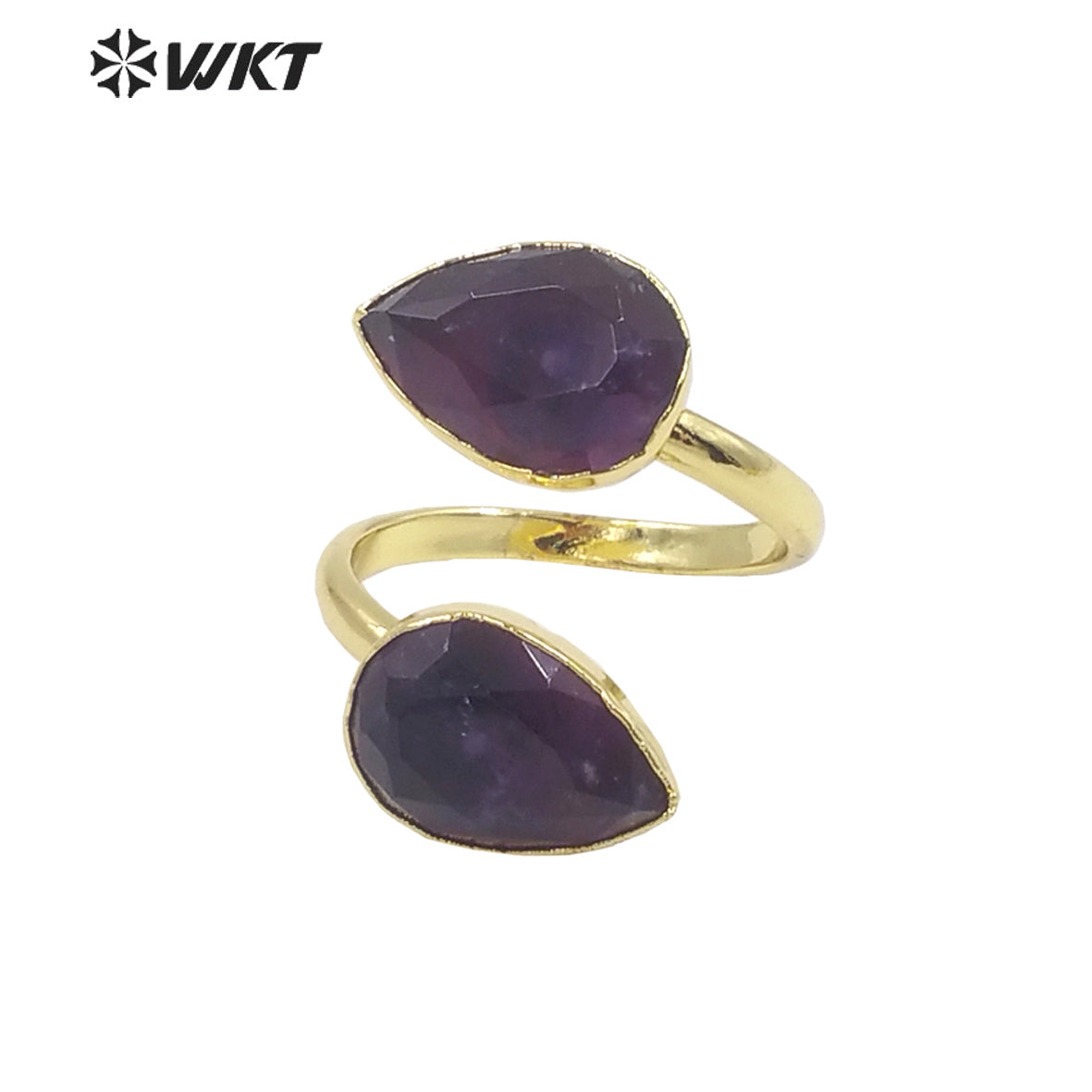 WT-R378 2021 Women Fashion Jewelry Amethyst Stone Ring Fashion Gemstone Fine and Beautiful Ring As a Gift for Party Very Nice
