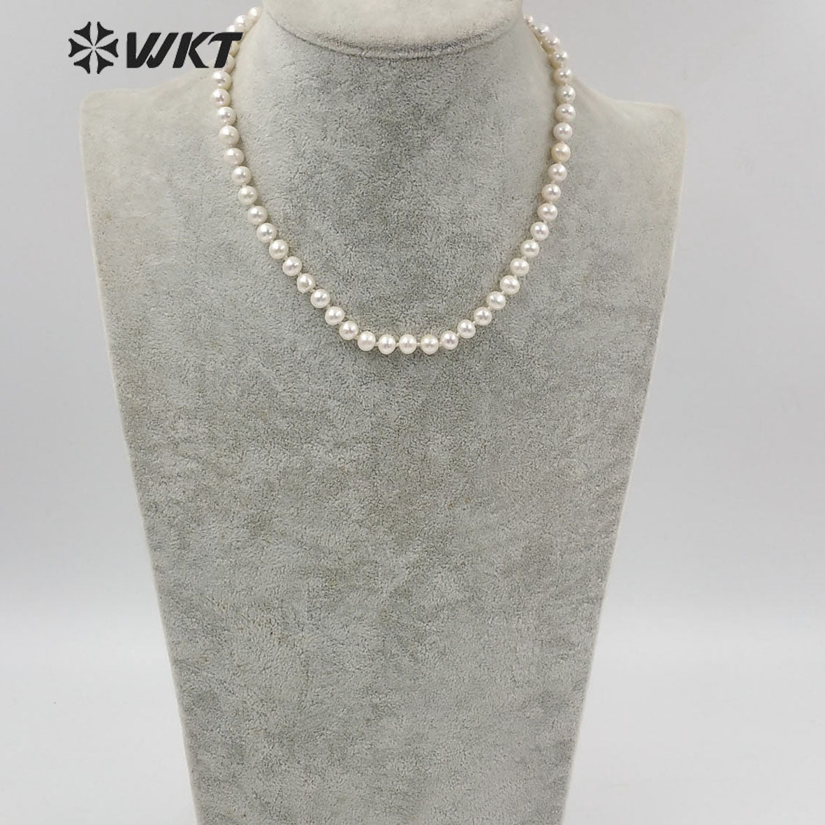 WT-JN112 Elegant Lady Jewelry Natural Pearl Beads Necklace 14" Pearl Necklace Fashion Charm Jewelry Pearl Beads Necklace
