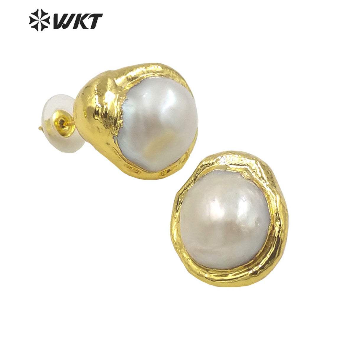 WT-MPE066 WKT 2022 Fashion Style and FreshWater Baroque Pearl Fine Earring for Wedding Party Jewelry Gift Earrings Pearl Studs