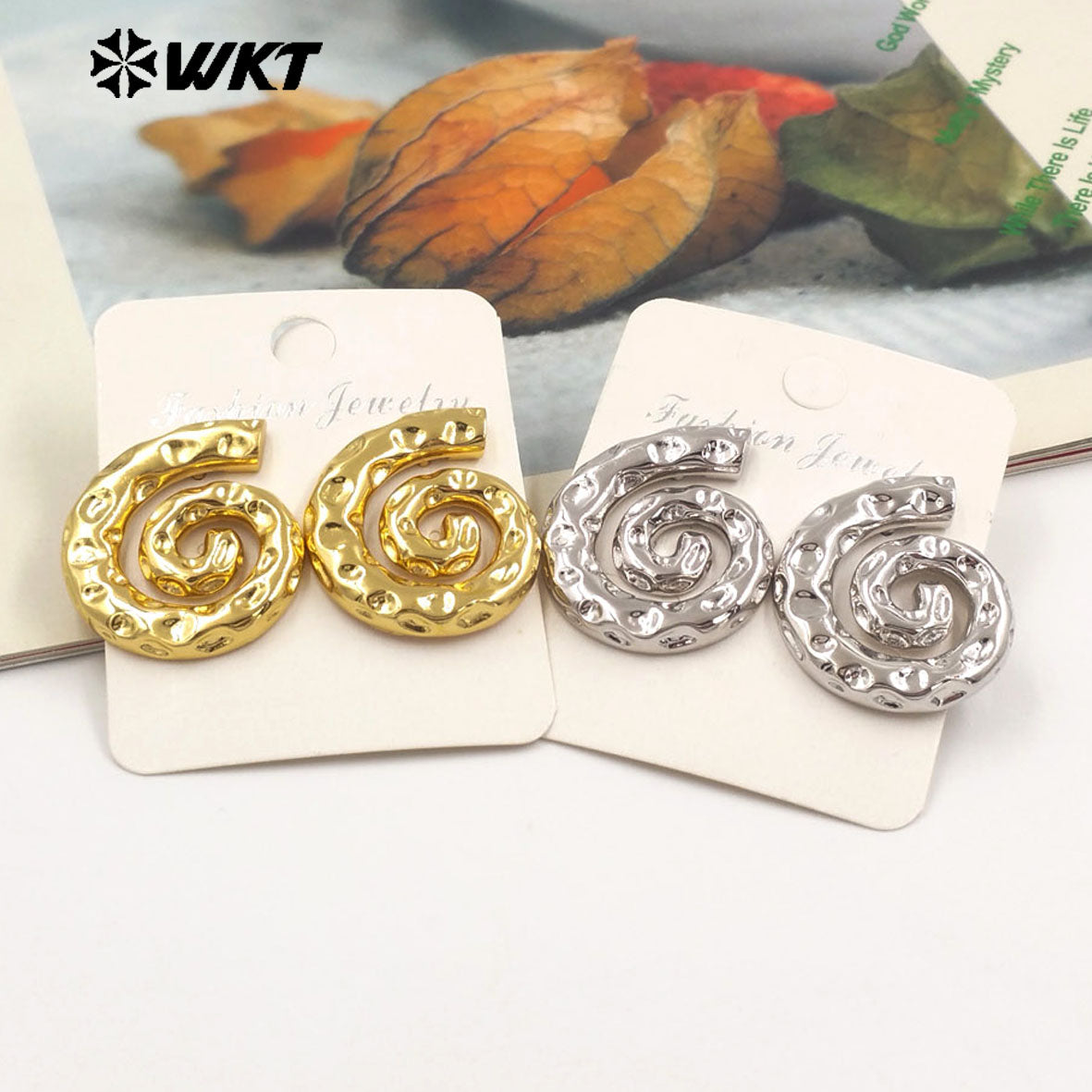 WT-E770 Explosive New Products18K Gold Plated Funny Cute Style Earrings for Sweet Girls As Daily Decoration and Special Gifts