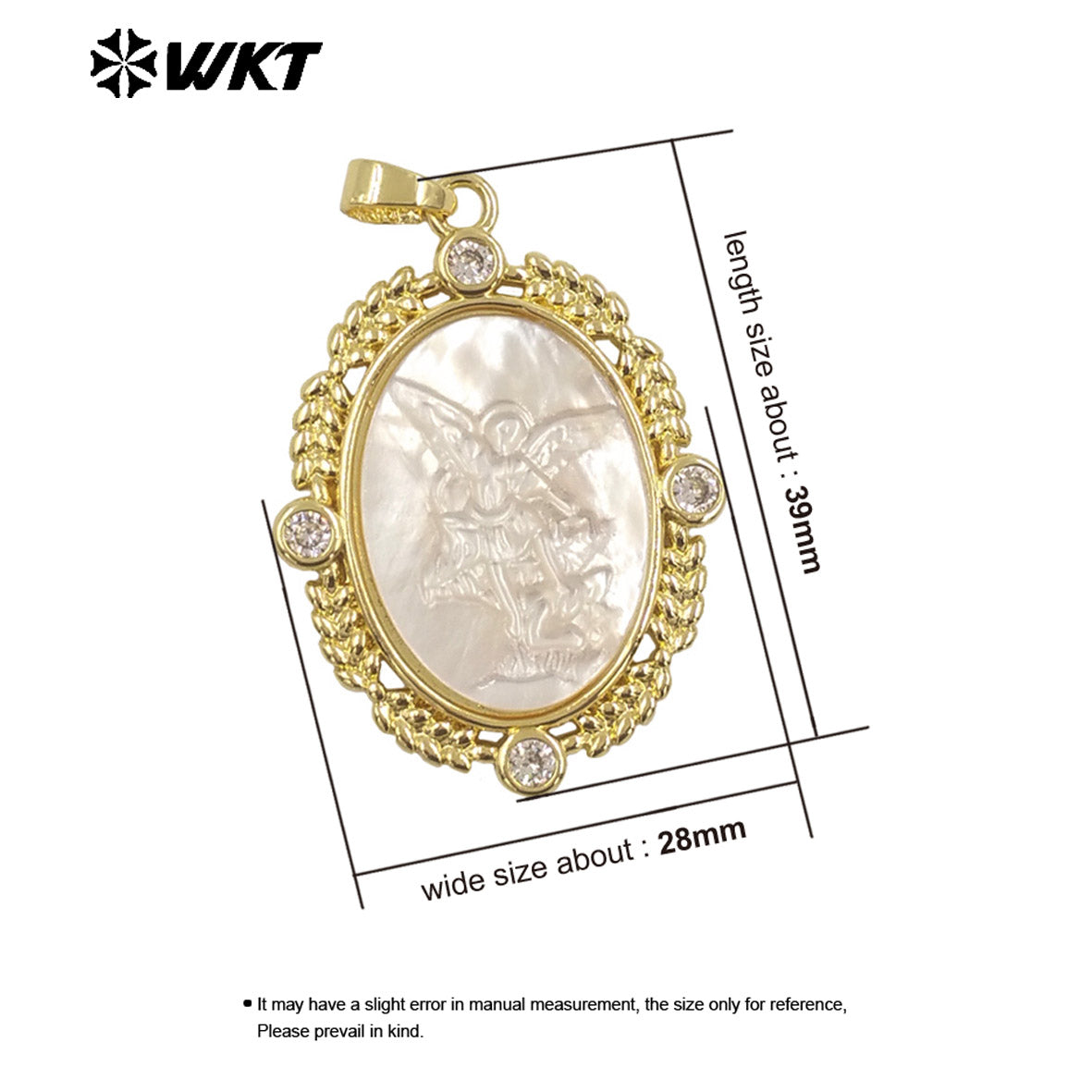 WT-JP370 Wholesale New Design Christian Religious White Shell Carved Jesus and Mary Jewelry Pendants for Birthday Gift