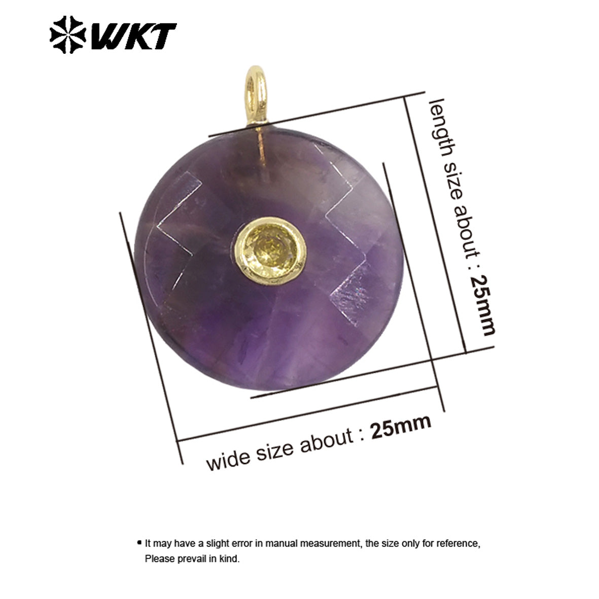 WT-P2018 Boutique Handmade Charms Faceted Cabchon Natural Gemstones Set In Zircon Pendants For Beautiful Earrings Design