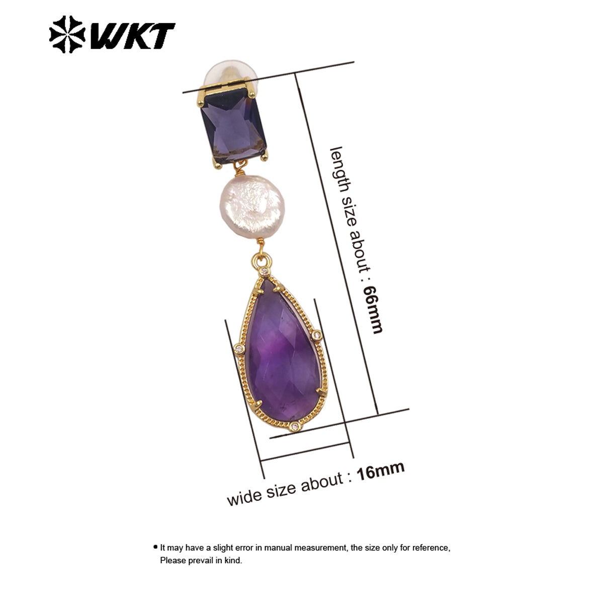 ME121 Wholesale Gold Plated Women Gemstones Earrings Jewelry Natural Amazonite Stone WaterBDrop Shape Romantic Ladies Gift