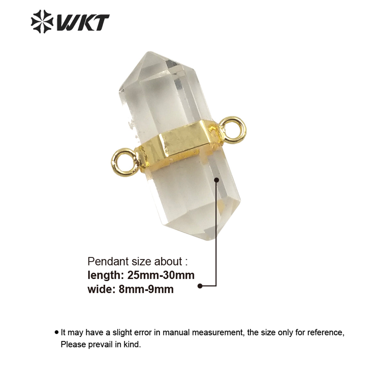 WT-P1742 Fashion Jewelry Amethyst Black Obsidia Citrine Rose Quarts Stone Luxurious Pendant and Attractive Jewelry Pendant