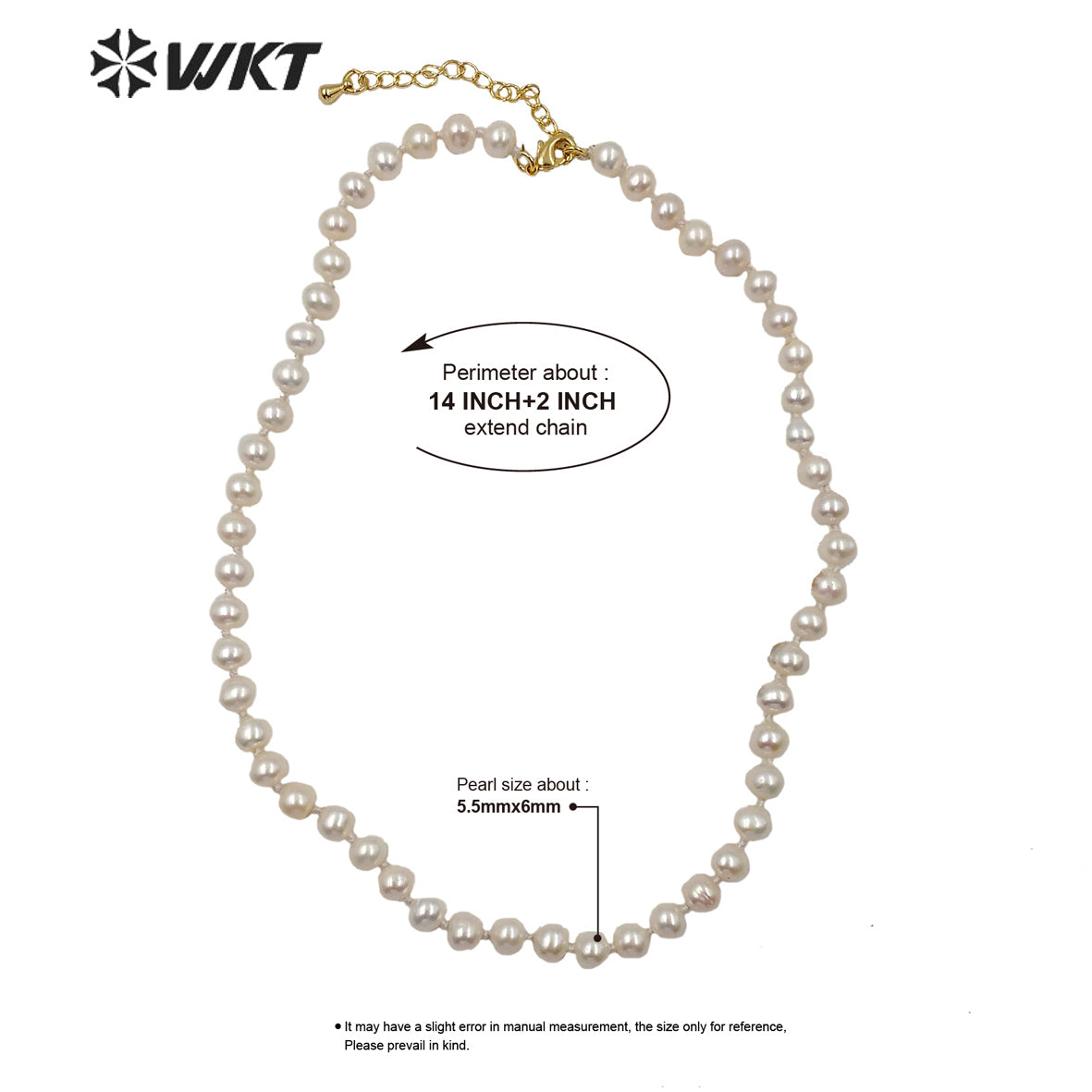 WT-JN112 Elegant Lady Jewelry Natural Pearl Beads Necklace 14" Pearl Necklace Fashion Charm Jewelry Pearl Beads Necklace